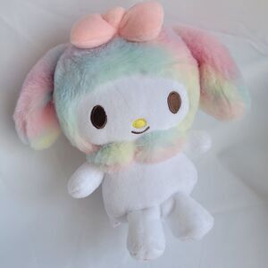 SANRIO Big Pouch Rainbow Series My Melody Plush 2023 Japan